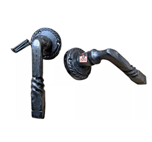 Palanca torcida georgiana en manijas de puerta de Rosa Manijas de puerta Manija de puerta de privacidad interna para baño Dormitorio Hogar y oficina - Product Image 3