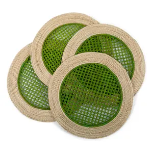 Alfombrillas decorativas de mimbre para el hogar, accesorios para restaurante, comedor, algas marinas - Product Image 3