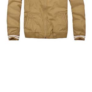 Chaqueta Bomber Elegante, Mezcla de Algodón Premium, Puños Ajustables con Ribete, Bolsillo Frontal con Cremallera, Interior Suave, Ideal - Product Image 6