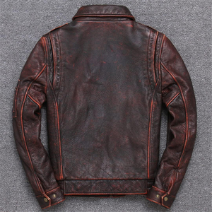 Veste en cuir élégante pour homme, matière de haute qualité, coupe confortable pour un usage quotidien, les voyages et la mode en plein air - Product Image 4