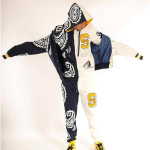 Blouson de baseball d'hiver en gros, coupe-vent personnalisé à séchage rapide, blouson universitaire unisexe imperméable grande taille avec col montant - Product Image 6