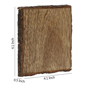 Mango Wood Tea Serving <b>Coasters</b> 5 Pcs Set Premium Wood <b>Coaster</b> <b>for</b> Tabletop Protection Round Wooden <b>Coaster</b> <b>for</b> <b>Drinks</b> - Product Image 6