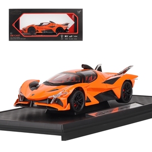 Coche de Juguete McLaren Senna de Metal Fundido a Presión, Escala 1:24, Color Naranja, para Niños y Coleccionistas - Product Image 1