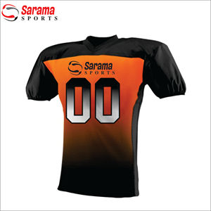 2022 nouveau style séchage rapide meilleure qualité logo personnalisé et impression par sublimation uniformes de football américain, - Product Image 1
