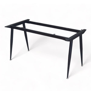 Table de style industriel 140x70cm avec structure en acier, système d'assemblage CONE, revêtement en poudre HCCO005 - Product Image 1