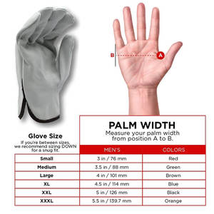 ถุงมือคนขับแยกถุงมือหนังใส่สบาย, ถุงมือคนขับหนังเพื่อความปลอดภัยของมือถุงมือหนังทำงาน - Product Image 4