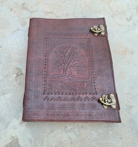 Cuaderno de diario de cuero extra grande para escribir regalo personalizado regalo de Navidad para él Regalo de Cumpleaños de aniversario para amigo - Product Image 1