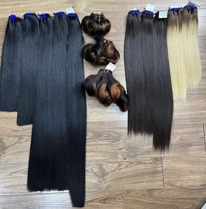 วิกผมบริสุทธิ์เวียดนามทนต่อผมนุ่มเงางามสามารถตัดเป็นลอนได้แบบใหม่ - Product Image 1