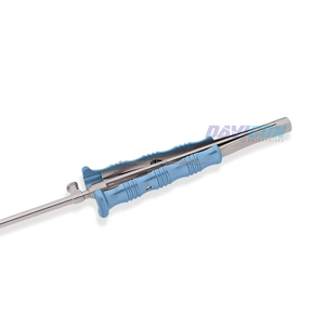 ที่จับเข็มสแตนเลส ปากตรงสั้น พร้อมหัว WTC แบบมีล็อค ขนาดแกน 5 มม. ความยาวใช้งาน 6.75 นิ้ว (17 ซม.) ด้ามจับแบบบีบ - Product Image 4