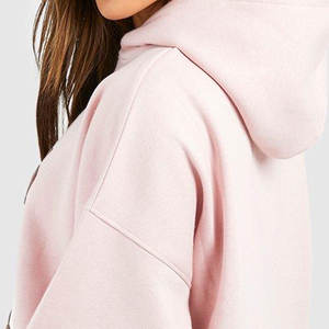 Ropa de moda Color sólido Sudaderas con capucha de impresión de soplo de alta calidad Hecho en Pakistán Sudaderas con capucha de impresión de soplo de mujer - Product Image 5