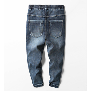 2025 hommes Denim Slim pantalon pantalon pour printemps automne personnalisé emballage bas prix OEM Fonte lavé jean mi grande taille droite - Product Image 2