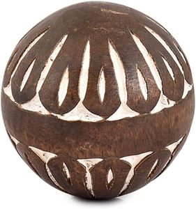 Increíble esfera decorativa de madera de mango, bola decorativa para bodas y fiestas, centro de mesa para el hogar - Product Image 1