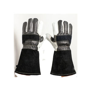 Gants de soudage MIG en cuir épais et durables avec manchette longue et couche intérieure douce respirante et écologique pour une utilisation en extérieur - Product Image 2