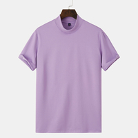 Nouveauté 2023 T-shirt décontracté pour homme en jersey personnalisable à manches courtes col rond en polyester/spandex 180g, séchage rapide, respirant