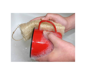 Produit biodégradable à chaud: mousse de lavage de vaisselle de luffa, luffa naturel avec la meilleure forme de prix 99 GD - Product Image 3
