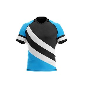 Uniforme de Rugby para hombre de alta calidad Quickdry 100% Material de poliéster Ligero Transpirable Absorbe el sudor Logotipo personalizado - Product Image 5