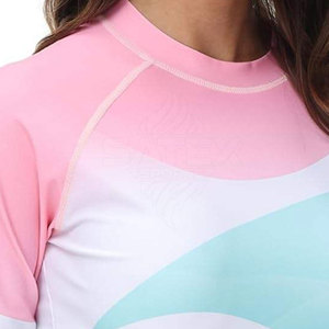 <b>Women</b> Swim <b>Rash</b> <b>Guard</b> Long Sleeve UV Protection Breathable Eco-Friendly Quick Dry <b>for</b> Surfing Swimming and Beach Wear - Product Image 6