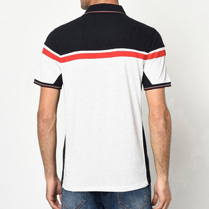 เสื้อโปโลผ้าฝ้าย100% สำหรับผู้ชายเสื้อเจอร์ซี่ผ้าฝ้ายเฮฟวี่เวทออกแบบโลโก้ธรรมดา - Product Image 2