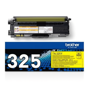 Cartouche de toner Brother TN-325Y à haut rendement, capacité de 3 500 pages, jaune - Product Image 1