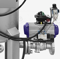 Boîtier de filtre auto-nettoyant résistant à la corrosion avec grattoir externe pour équipement de traitement du bitume, de l'huile pour engrenages et des huiles de base chimiques
