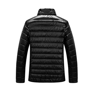 Chaqueta Acolchada Personalizada para Hombre, 100% Poliéster, Impermeable, Transpirable, Cortavientos, Ligera, con Cierre, Puños con Cremallera, Cuello Alto, Cálida para Exteriores - Product Image 6