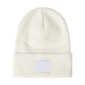 Gorro de invierno de la mejor calidad, gorro de lana de Color sólido, cómodo para exteriores, gorro informal Jacquard con logotipo personalizado para hombres y mujeres - Product Image 6