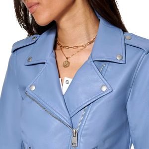 เสื้อแจ็กเก็ตหนังระบายอากาศได้ดีสำหรับผู้หญิงมาใหม่เสื้อแจ็คเก็ตสั้นสำหรับฤดูใบไม้ผลิ - Product Image 5