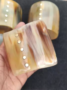 Moderno Cuerno de Búfalo Moda Pulsera Brazaletes Artesanía Venta al por mayor Nueva Moda por media luna artesanías - Product Image 2