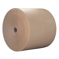 Fournisseur direct d'usine, rouleaux de papier kraft personnalisés, style pulpe vierge brune, papier d'emballage écologique biodégradable