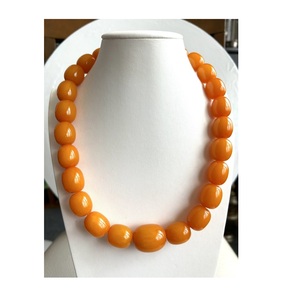 Top qualité de résine collier nouveau Design pour Orange résine perles collier bijoux de mode fait à la main fabricant Offre Spéciale - Product Image 1