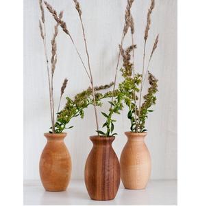 Maceta de madera natural para plantas de interior, decoración de patio de jardín al aire libre, hecha a mano con textura de Madera Suave - Product Image 2