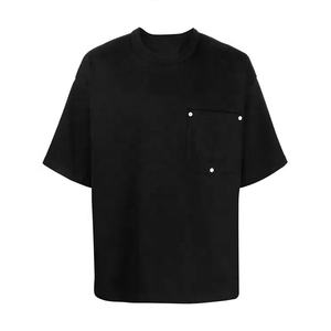 Camisetas de gran tamaño para hombre, jersey de algodón pesado, camisetas informales holgadas, venta al por mayor - Product Image 4