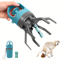 ELEVE Ramasse-crottes portable pour animaux de compagnie, à six griffes, biodégradable, pour déjections canines, design simple en plastique, 500g, Canada, pour chats