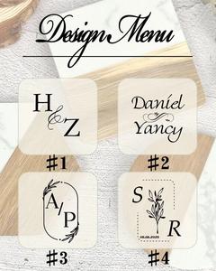 Juego de posavasos de madera de pino epoxi cristal personalizado con soporte, posavasos cuadrados y redondos para tazas de té al por mayor - Product Image 4