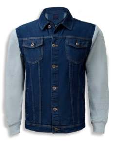Veste en jean d'hiver pour homme réversible à séchage rapide Polyester/coton respirant et imperméable à l'eau - Product Image 6