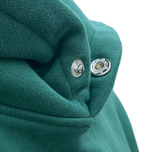 Sudadera con Capucha Personalizada de Gran Peso, Doble Capa, Logotipo de Goma en Relieve, Sin Cordones, Sudadera Extra Grande, Sudadera Básica de Forro Polar - Product Image 3