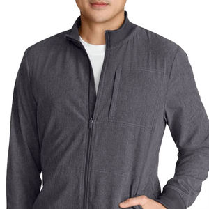 Blouse d'hôpital confortable, uniforme médical, veste de laboratoire extensible universelle, manches longues, offre une sensation douce à l'intérieur - Product Image 2