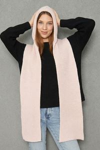 Bufanda con Capucha de Punto Texturizado Suave para Mujer, Cálida, Elegante y Cómoda, Estilo Otoño Invierno, Servicio ODM OEM - Product Image 5