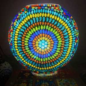 Home Decoration Handmade Romantic Hot Sale Mosaic <b>Glass</b> Tea Light <b>Candle</b> <b>Holder</b> Jars for Bars Wedding by HAND MADE CRAFT - Product Image 4