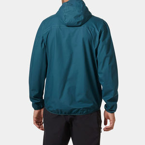 แจ็กเก็ตกันลมกันน้ำสำหรับผู้ชายเสื้อกันลมสีพื้นดีไซน์ใหม่ - Product Image 2