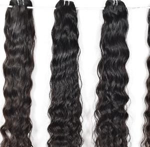 100% extensions de cheveux humains vierges indiens faisceaux bruts pas d'enchevêtrements pas de perte de cuticule aligné Temple vague profonde styles de vague lâche - Product Image 2