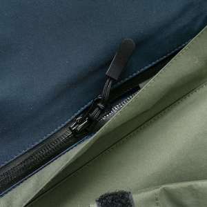 Custom Logo Coated Stand Collar Front Waterproof Windproof Outdoor Men's Windbreaker Jacket - Product Image 3