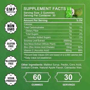 Toptan Özelleştirilmiş Meyve Aromalı Vitaminli Sakızlar Yumuşak Çiğnenebilir Takviyeler Ekşi Elma Sakızları - Product Image 6