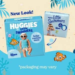 Pañales desechables para nadar Huggies Little Swimmers, talla 5-6 (más de 32 lb), 17 unidades - Product Image 5