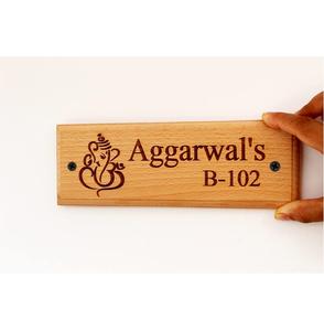 Fabricant de plaque signalétique en bois personnalisé pour la maison appartement villa bungalow bureau plaque signalétique - Product Image 2