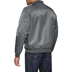 Chaqueta de Béisbol con Letras para Hombre, Estilo Casual, Diseño de Logotipo Personalizado, Bordado Impreso, Cierre de Cremallera, Poliéster, Algodón, Estilo Universitario - Product Image 5