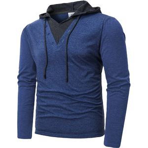 Jersey de Fitness diario informal para hombre de calidad superior 2024, ropa deportiva, sudaderas con capucha de manga larga, traje deportivo de dos piezas para - Product Image 1