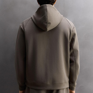 Sweat à capuche zippé personnalisé avec logo pour homme, tissu de haute qualité, prix de gros, sweat à capuche uni, prix bas / prix d'usine 2026 - Product Image 6