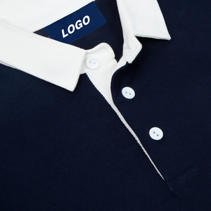 Camisa Formal de Manga Corta para Hombre, Color Azul Marino, de Lona Sólida, de Alta Calidad, Personalizada de Fábrica, Bordada de Lujo, ODM, Lisa - Product Image 3
