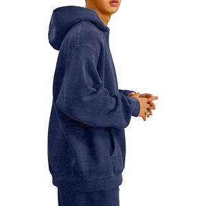 Sweat à Capuche Surdimensionné à Imprimé Personnalisé Sweat à Capuche Polaire Vintage Streetwear Pull à Fermeture Éclair Sweat à Capuche - Product Image 4